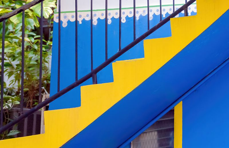 Indoor Staircase Painting